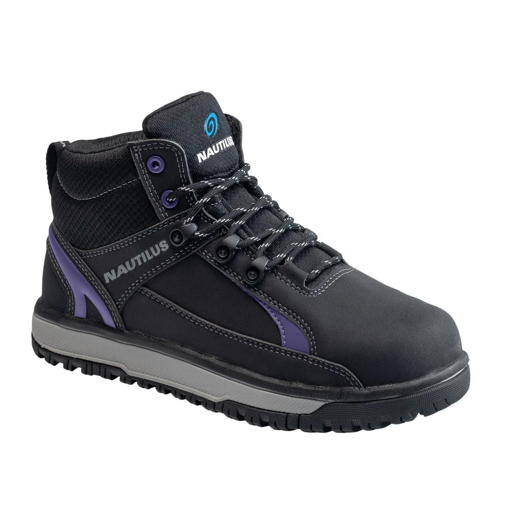 'Nautilus' Women's Urban Int. MetGuard EH SR Alloy Toe - Black / Purple 1 'Nautilus' Women's Urban Int. MetGuard EH SR Alloy Toe - Black / Purple
