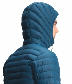 'The North Face' Men's Stretch Down Jacket - Monterey Blue -Cheap Clothing Store NF0A3Y55 BH7 modelhood2 1024x1024@2x