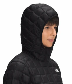 'The North Face' Women's Thermoball Stowable ECO Jacket - TNF Black -Cheap Clothing Store NF0A5GLB JK3 modelhood2 1024x1024@2x