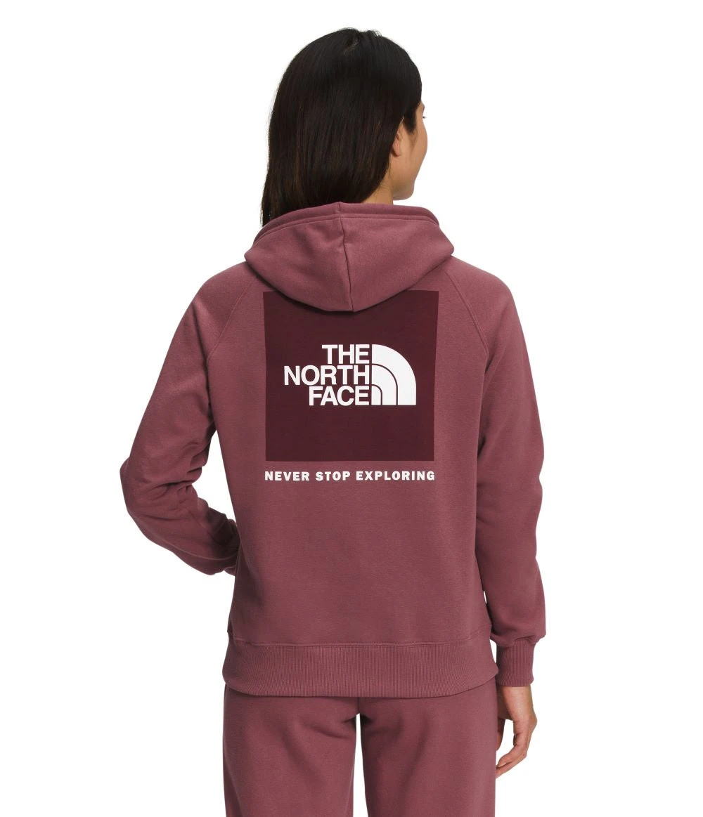 'The North Face' Women's Box NSE Pullover Hoodie - Wild Ginger / TNF White 1 'The North Face' Women's Box NSE Pullover Hoodie - Wild Ginger / TNF White