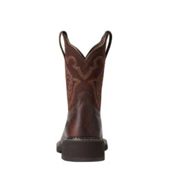 'Ariat' Women's 8" Fatbaby Heritage Tess Western Round Toe - Forest Brown / Jamocha -Cheap Clothing Store S22 WMS WEST 10040264 heel 1024x1024@2x