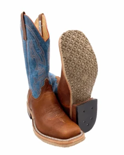 'Anderson Bean' Men's 13" Briar Mad Dog Western Square Toe - Brown / Blue -Cheap Clothing Store S30006 1024x1024@2x