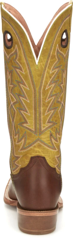 'Tony Lama' Men's 15" Fairview Buckaroo Western Square Toe - Brown / Moss Green -Cheap Clothing Store TNL 006 SA2001 1024x1024@2x