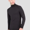 'Terramar' Men's 2.0 Thermolator® Performance Turtle Neck - Black