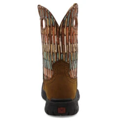 'Twisted X' Women's 9" All Around Work Soft Toe - Brown / Multi -Cheap Clothing Store WAB0013.04 4800x4800 R 1024x1024@2x