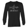 'Howitzer' Men's Take It Camo Long Sleeve Tee - Black