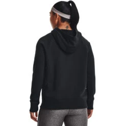 'Under Armour' Women's Rival Fleece Big Logo Foil Outline Hoodie - Black -Cheap Clothing Store s7.V5 1369421 002 BC 1024x1024@2x
